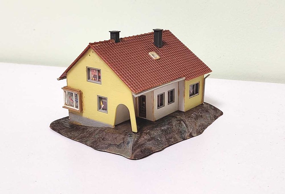 lot machete casute diorama H0 1:87 CFR