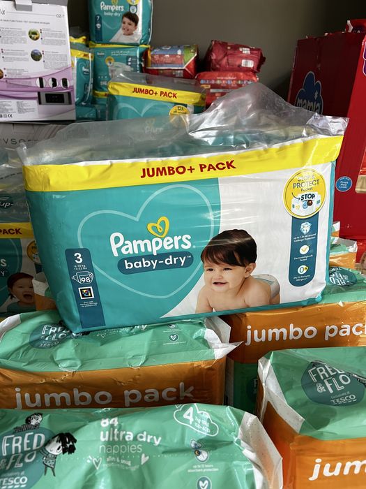Английски памперси Pampers baby dry гащички 9ка. Mamia и Little Angels