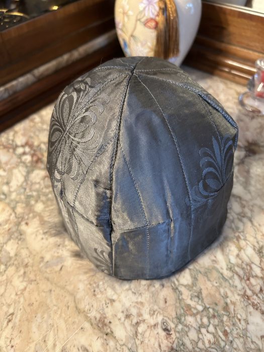 Caciula blana vizon argintiu