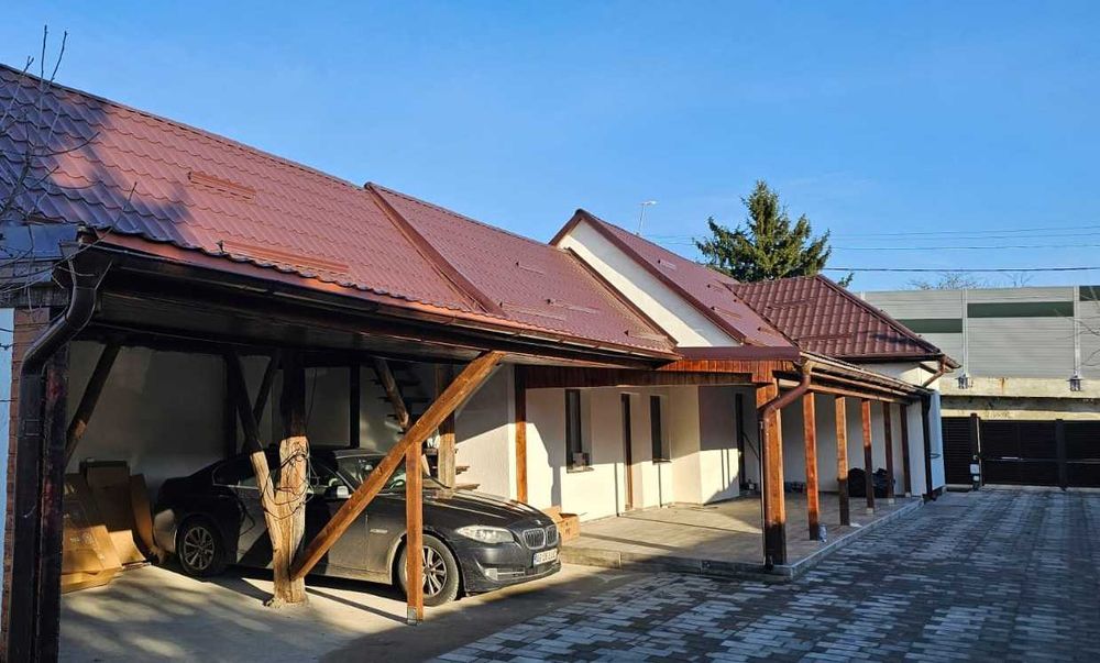 Casa 3 camere mobilata-utilata, teren generos