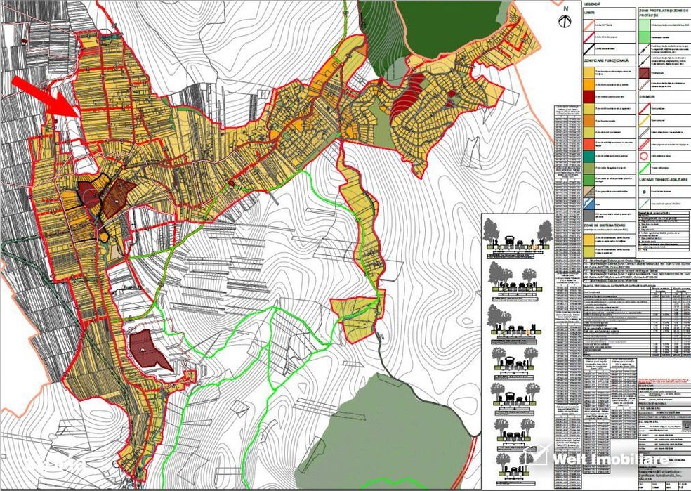 1500 mp front de 17,5 metri - Teren cu potential excelent in Salicea