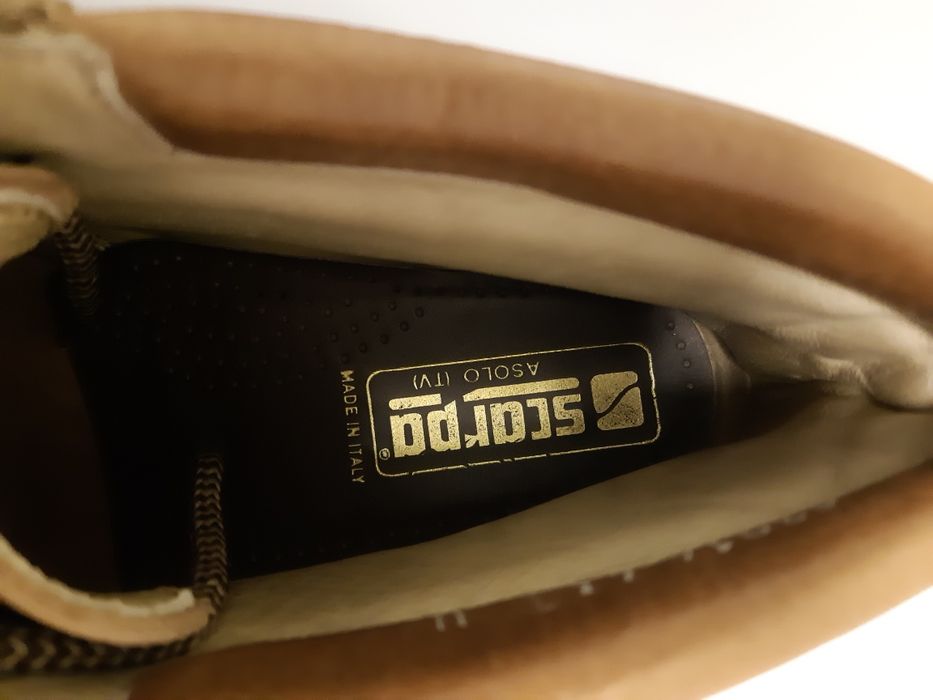 Ghete piele SCARPA bărbați 43