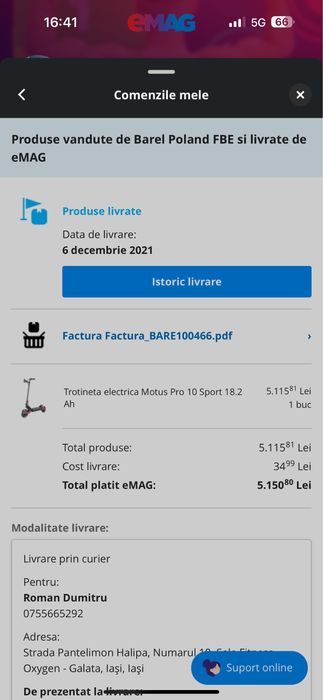 Vand Trotineta Electrica