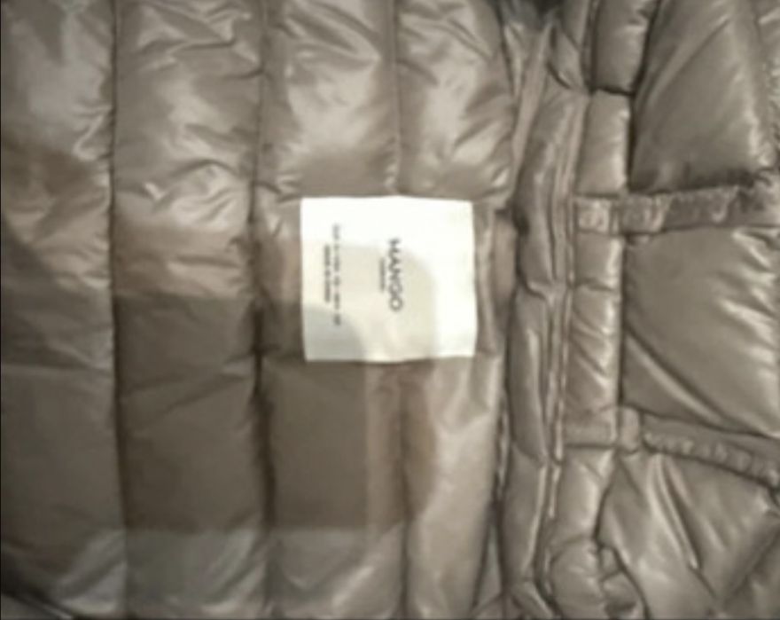 Geaca Mango cu puf natural marinea S