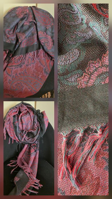 Тёплые платки и палантины, огромные.