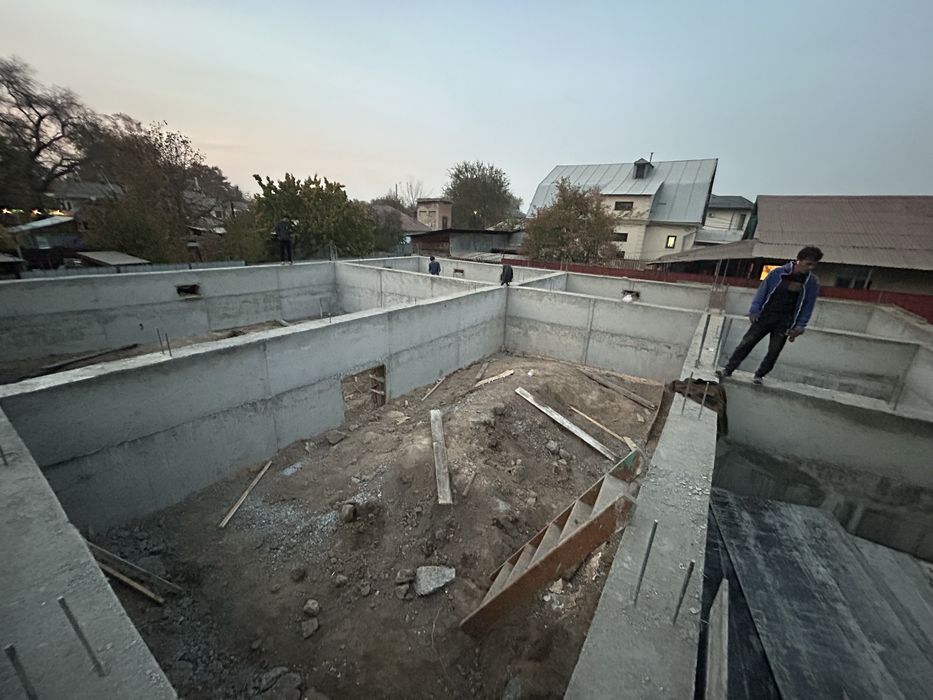 Заливка Фундамент