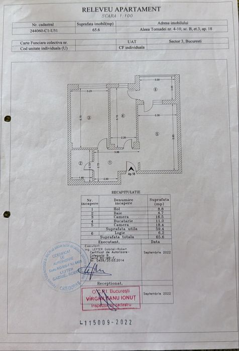 Apartament 2 camere decomandat – Sector 3 | Bloc 2022 
Direct proprietar – fără comision