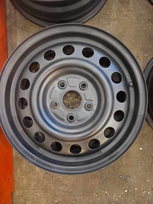 Set 4 jante tablă R15 6Jx15 ET50 – 5 prezoane – stare foarte bună