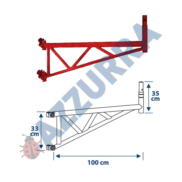 ancora schela morseti picioare reglabile roti podina