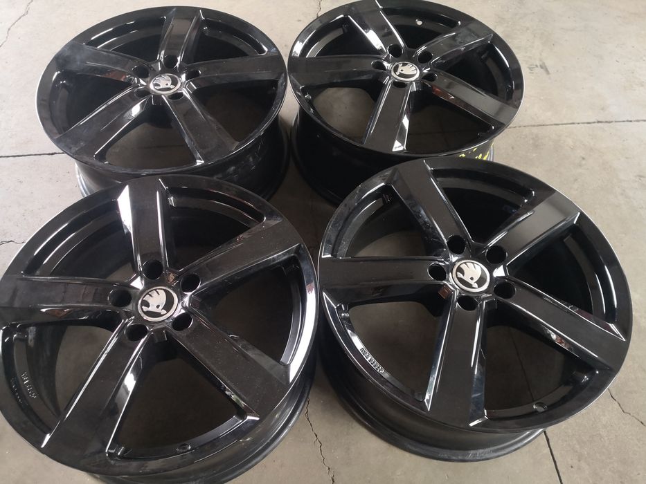 5х112 фолксваген шкода 5x112 volkswagen vw skoda 18 цола джанти като нови