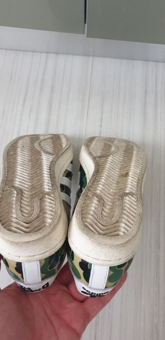 Adidas SuperStar x BAPE / 36/22см UK 3.5 US 4 ОРИГИНАЛ! Унисекс Кецове