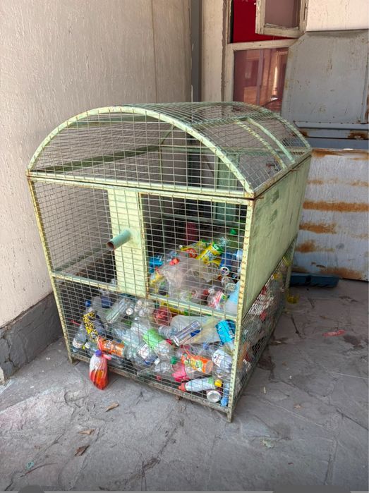 Контейнер сетчатый для сбор ПЭТ бутылок