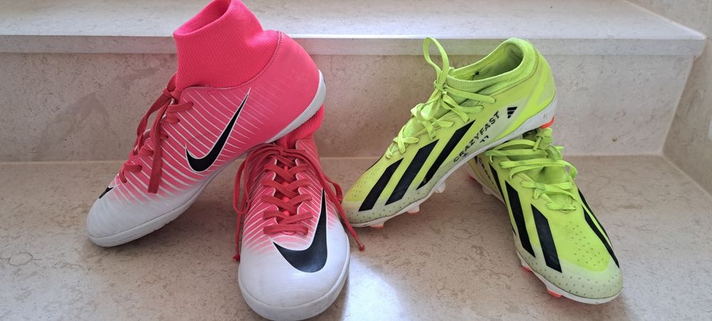 Футболни обувки nike, adidas