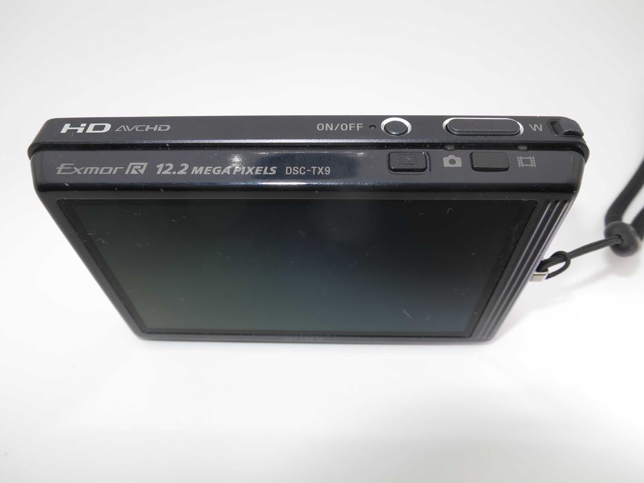 Sony Cyber-shot DSC TX9 ултра тънък и компактен фотоапарат, дигитална камера с голям тъч екран, Exmor R в отлично състояние, пълен комплект