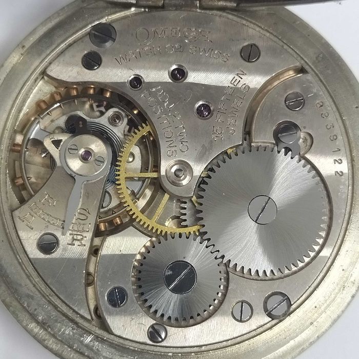 Ω OMEGA джобен часовник, стомана, идеален, много рядък