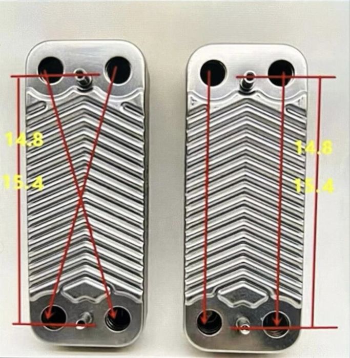 Теплообменники ГВС запчасти газовых котлов