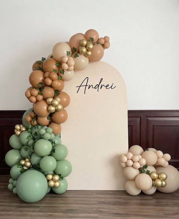 Aranjamente baloane photo corner botez aniversări evenimente corporate nuntă