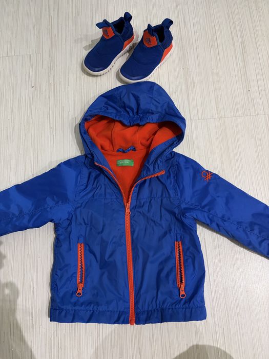 Уникален детски комплект маратонки addidas-25 номер/benetton
