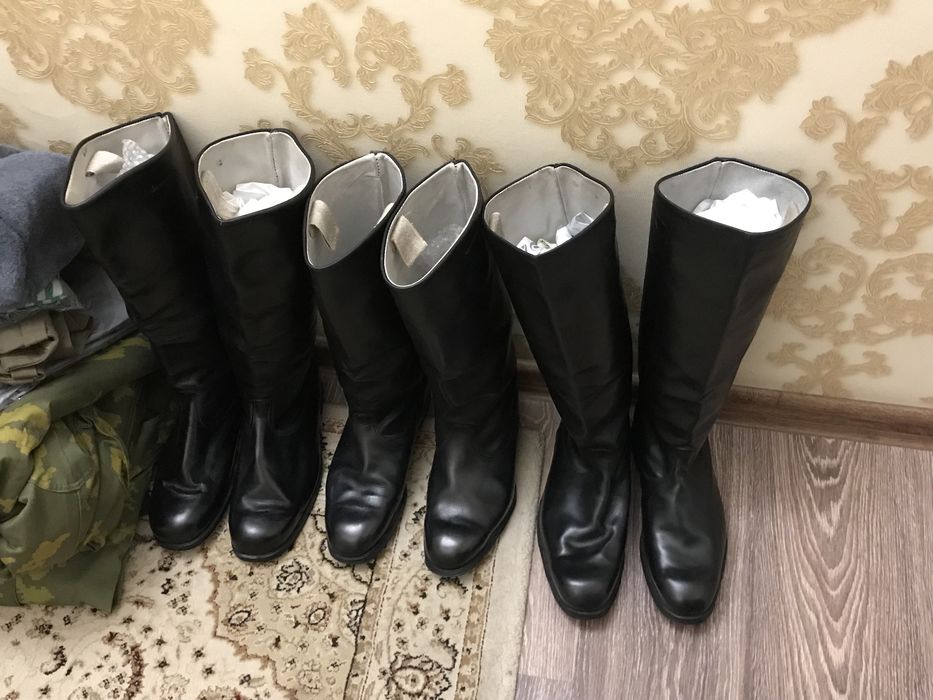Хромовые сапоги СССР 80х Оригинал  100%