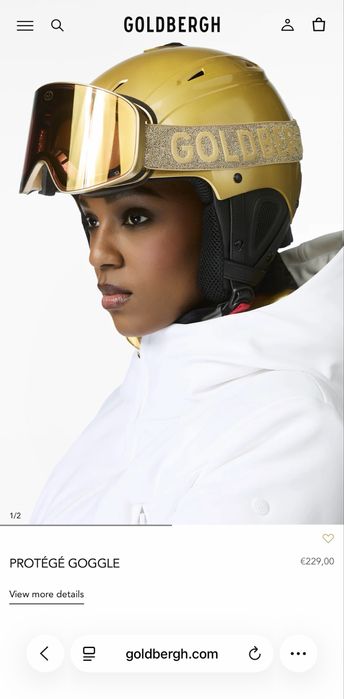 Ochelari ski / snowboard Goldbergh, auriu , noi la cutie !