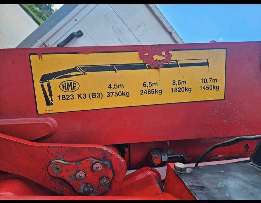 Самосвал 4оси с кран