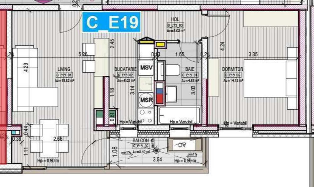 2 camere, et. 3/4, Parcul Circului, imobil nou 2025