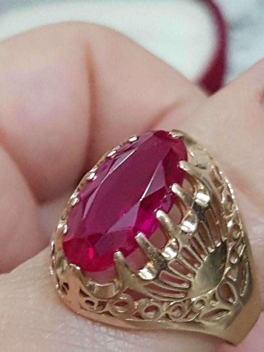 Руски, съветски златни пръстени. Проба 583.