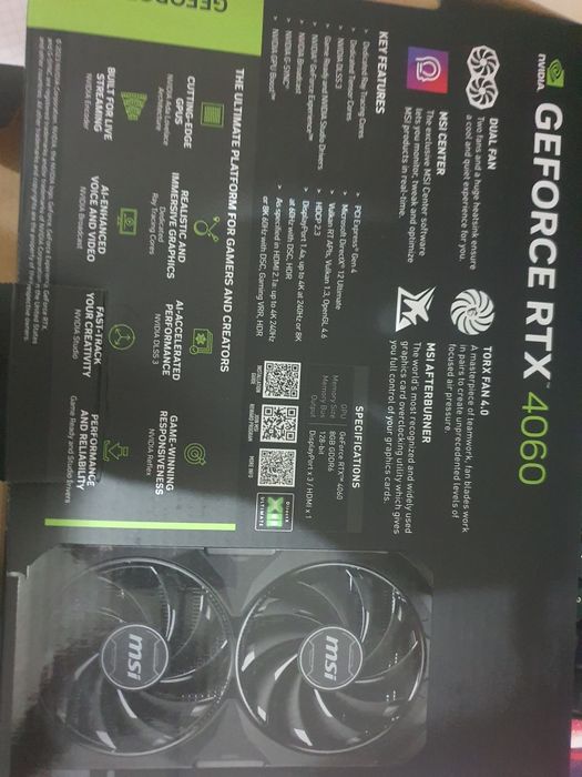 Rtx 4060 от msi на 8гб