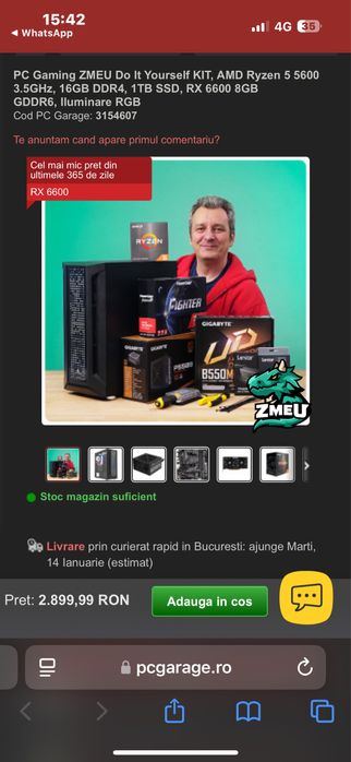 Vand set up de gaming ca nou!