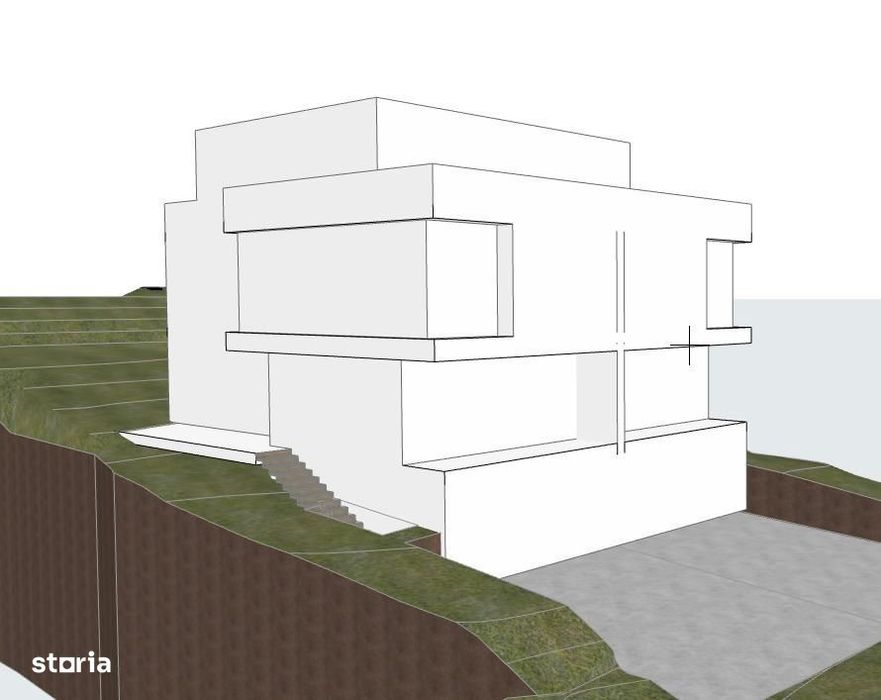 Teren intravilan 709mp autorizat pentru duplex | Borhanci