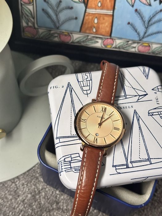 Ceas Fossil Jaquline curea din piele