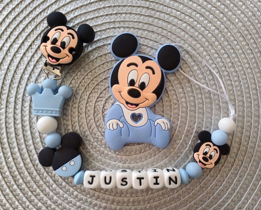 Lănțisoar suzeta din silicon