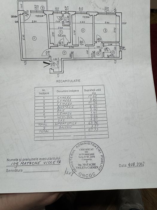 Apartament 3 Camere Metrou Iancului - spre inchiriere