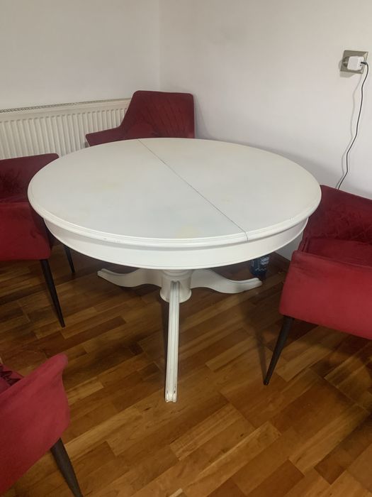 Masa Mobexpert rotunda alba