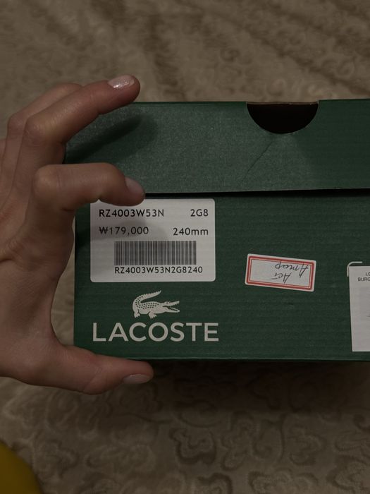 Кроссовки лакост lacoste. Оригинал