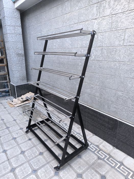 Стеллаж для обуви нержавейка