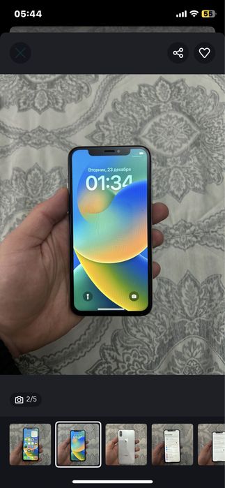 iphon x б/у 64Гб харошо састияна