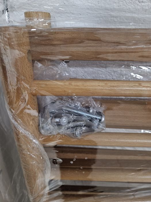 Patut copil lemn cu saltea cocos