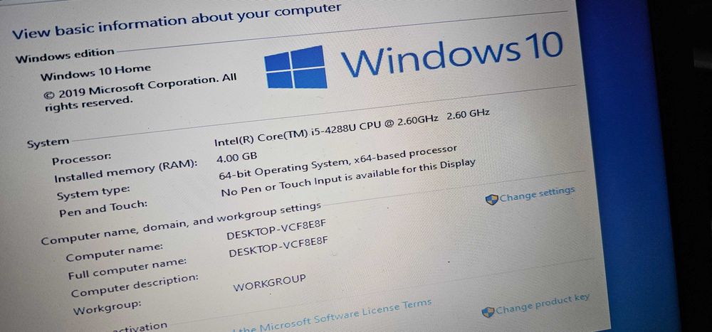 laptop lenovo i5 gen 4