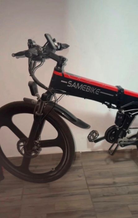 Bicicletă electrică Samebike 500 W, 48 V, 10.4Ah, 26", Negru