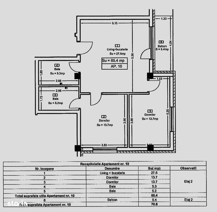 Ap 10 C5 3 camere Tautului Residence Park Parcul Poligon Sub Cetate