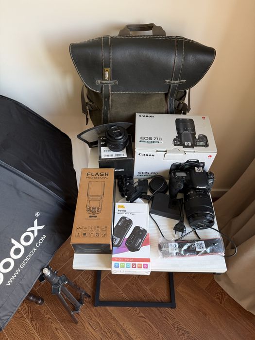 Canon EOS 77D. Полный комплект фотографа + рюкзак в подарок