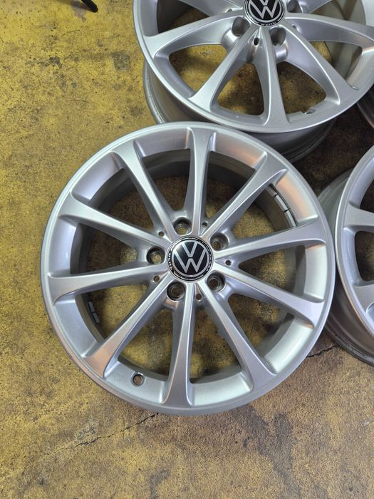 4 Jante Aliaj 5x112 17'' OE VW Golf Touran Sharan T-ROC Caddy Passat