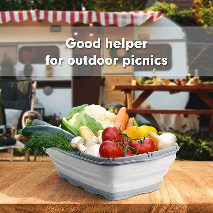 HI NINGER Сгъваема дъска за рязане с гевгир, 9в1 мулти дъска за рязане