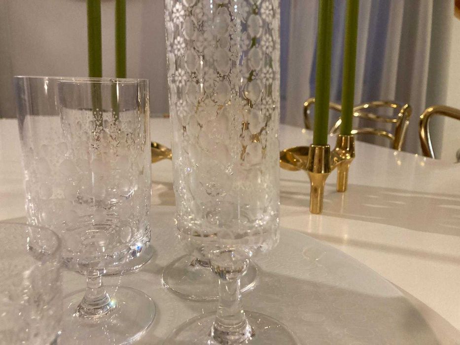 Set Rar Björn Wiinblad pentru Rosenthal Pahare și Tava Servire an 1970