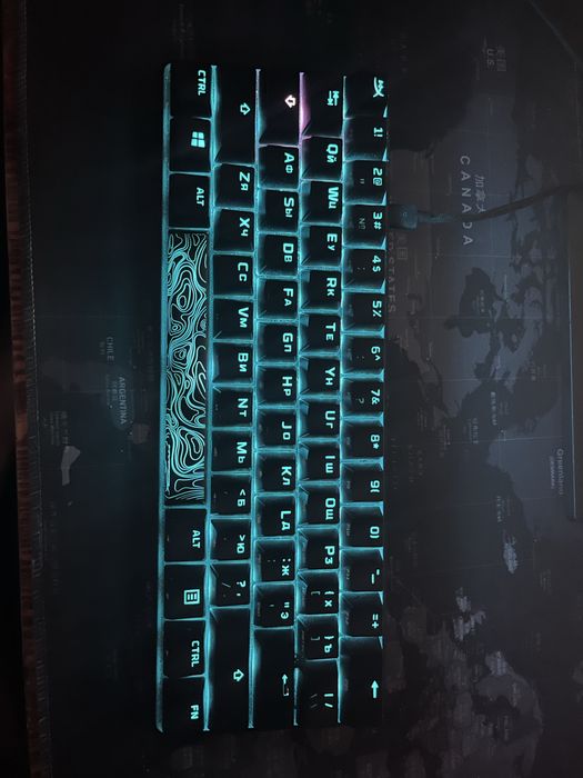 Клавиатура HyperX Alloy Origins 60 4P5N0AA#ACB черный