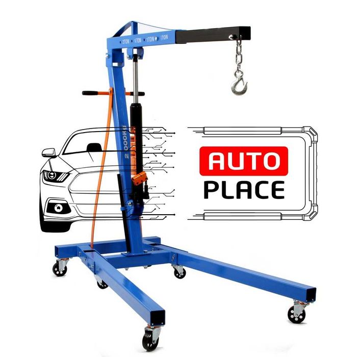 Хидравличен сгъваем кран за двигатели тип Жираф 2 тона САТА