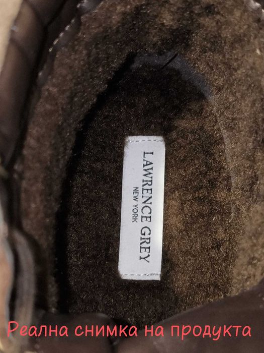 Мъжки боти Lawrence Grey N45 EU . Естествена кожа, Топъл хастар.