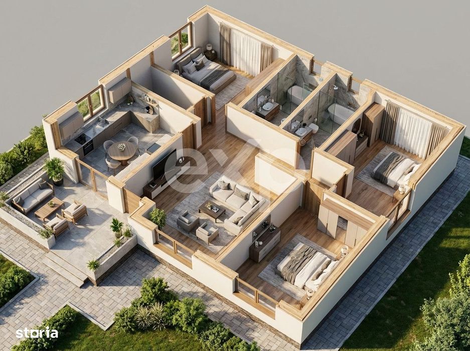 Case cu 4 camere in Trivale - Zona Padurea de Pini