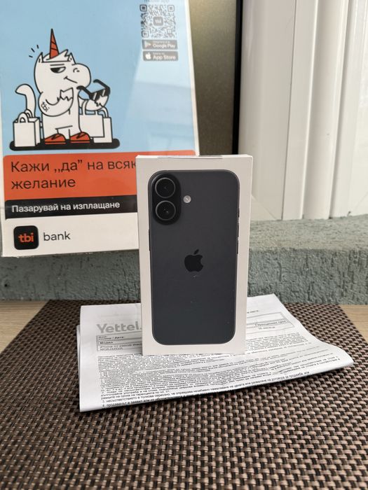 36М НОВ*iphone 17 Лизинг от 66лв/м BLACK айфон 17 черен